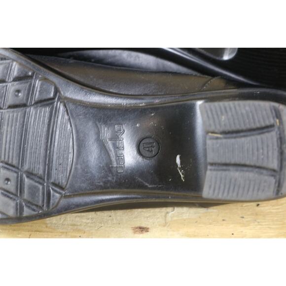 Dansko Boots Womens 10 Black Leather Adrienne Ankle Bootie Shoes - Picture 6 of 7